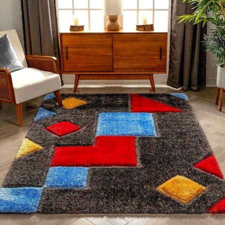 Handcrafted Multicolor Hall Rug